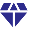 Abstract blue diamond shape design